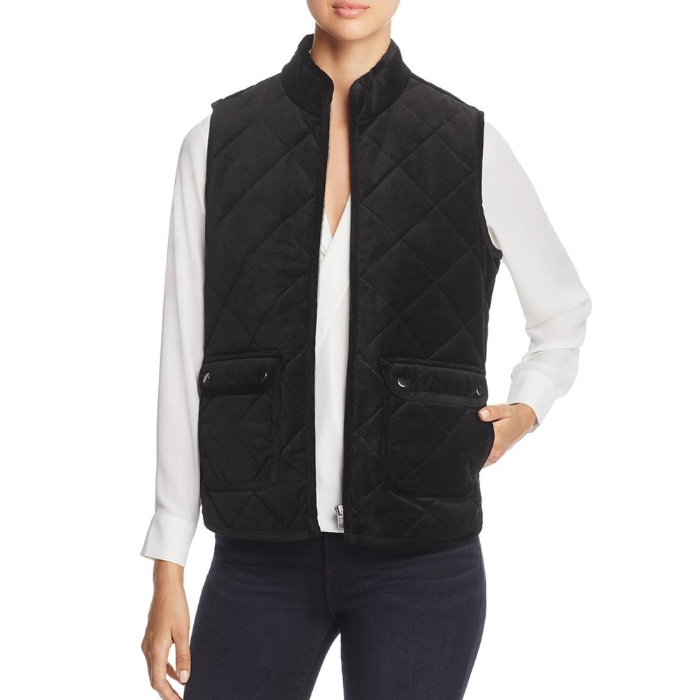 Foxcroft Black Vest size small